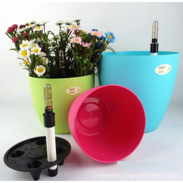 (BC-F1049) Fashionable Design Plastic Self-Watering Flower Pot